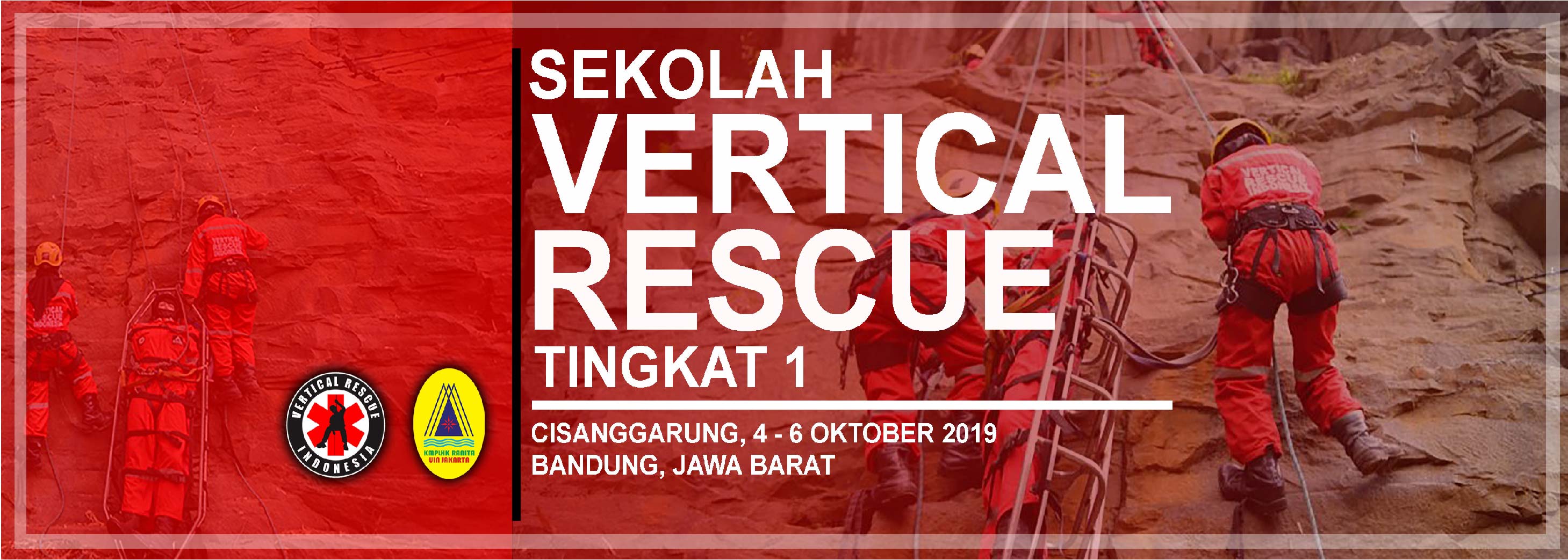 Pelatihan Vertical Rescue Level 1